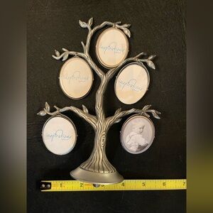 Pewter Tree Photo Frame - 5-Opening Home Accent